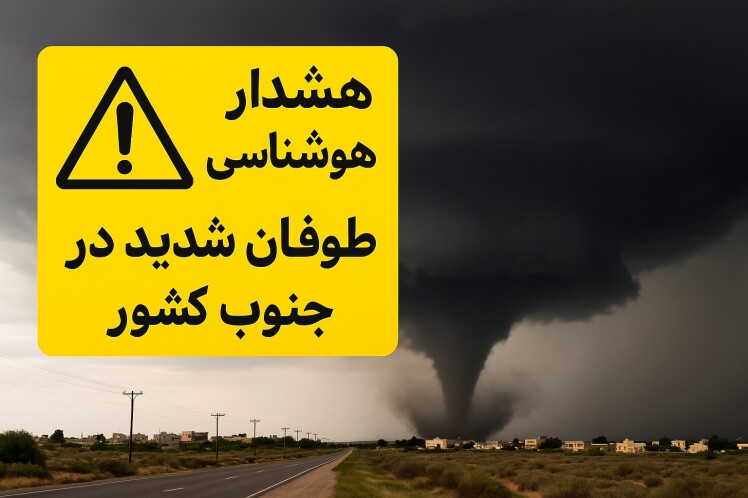 هشدار هواشناسی درباره طوفان شدید در جنوب کشور
