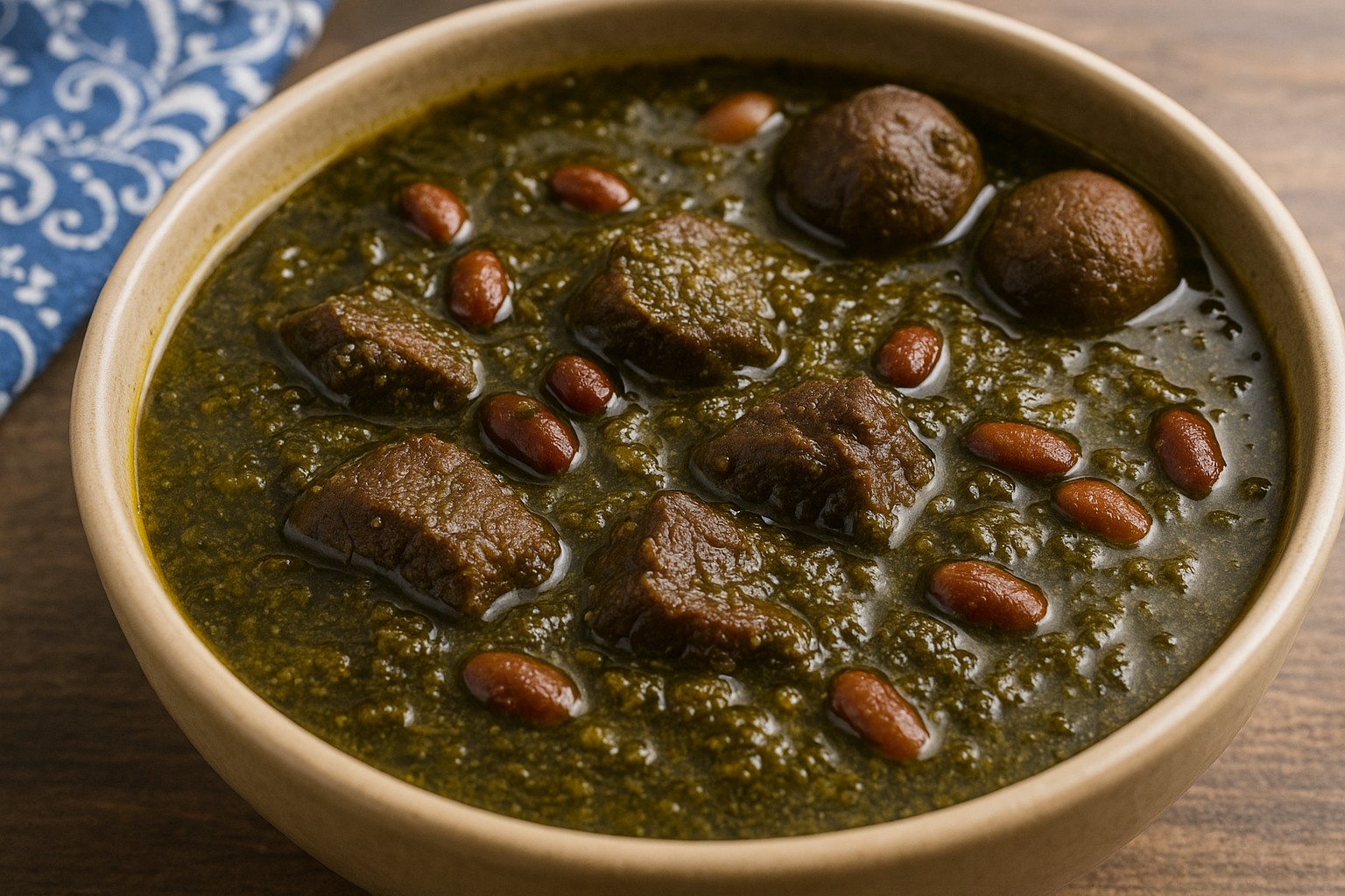 دستور پخت قورمه‌ سبزی اصیل به سبک مادربزرگ‌ها