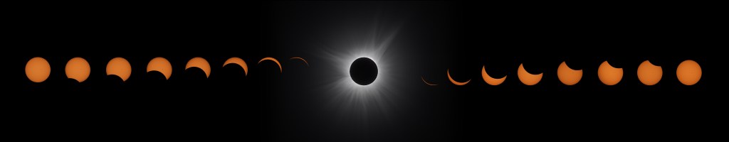 گذر کامل خورشیدگرفتگی، ثبت‌شده در عکس «Total Solar Eclipse» اثر Louis Egan
