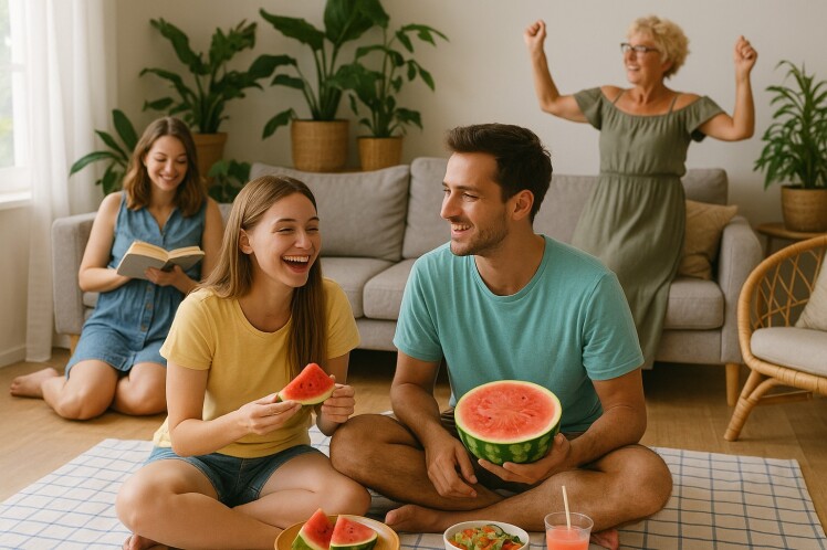 ۷ ایده ساده برای داشتن یک روز تابستانی شاد در خانه