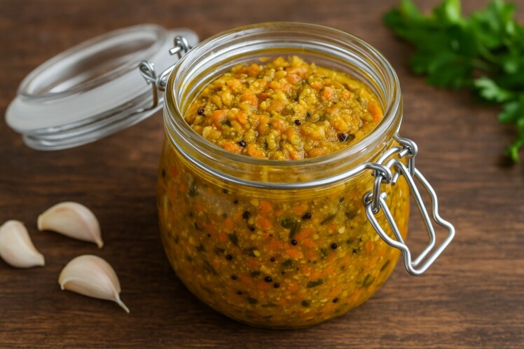 طرز تهیه ترشی لیته خانگی با سبزیجات تازه