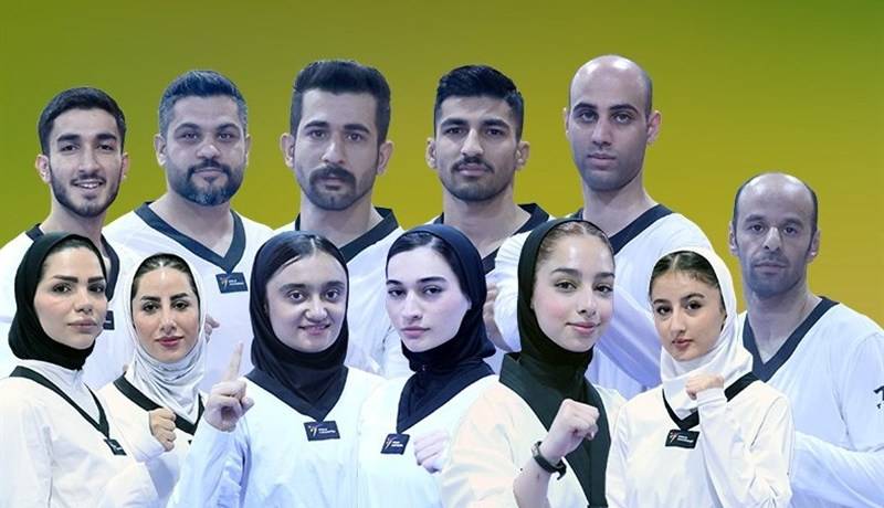 ده‌گانه طلایی پاراتکواندوی ایران در آسیا
